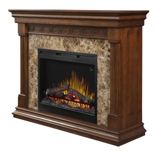 Alcott Mantel Electric Fireplace-1
