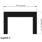 Backing Plate - Black - 48 x 32 ⅜