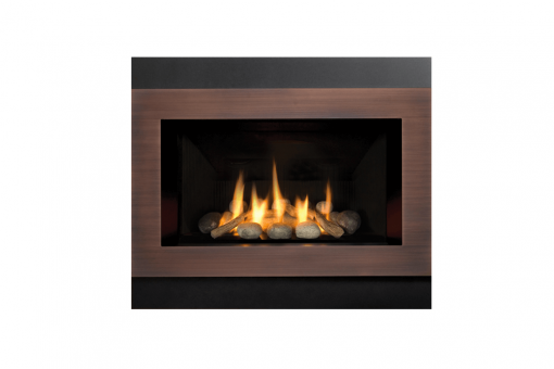 Decorative Rock Kit, Outer Square Surround and Copper Inner Bezel