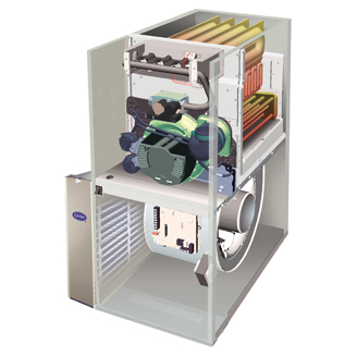 INFINITY® 98 Gas Furnace with green speed Intelligence-1