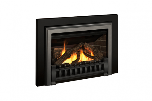 Logs, Clearview Front, Ventana Fret and Square Trim Kit in Black