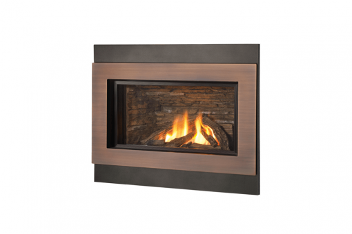 Logs, Outer Square Surround and Copper Inner Bezel