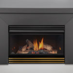 PHAZER® Logs, MIRRO-FLAME™ Porcelain Reflective Radiant Panels, Basic Flashing Kit in 9