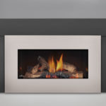 PHAZER® Logs, MIRRO-FLAME™ Porcelain Reflective Radiant Panels, Deluxe Flashing Kit in 6