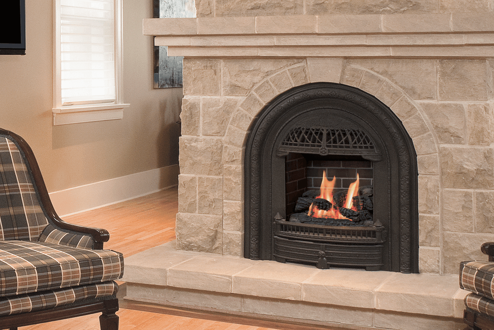 Valor Portrait Windsor Arch Gas Fireplace Zero Clearance