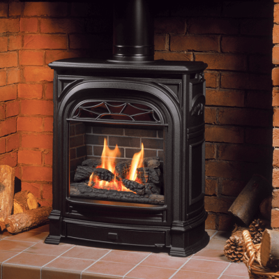 Valor Portrait President Freestanding Gas Fireplace