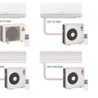 Single Cooling Ductless Split systems Wall-Mounted Style