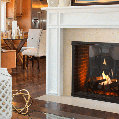 Majestic Marquis II See-Through Gas Fireplace
