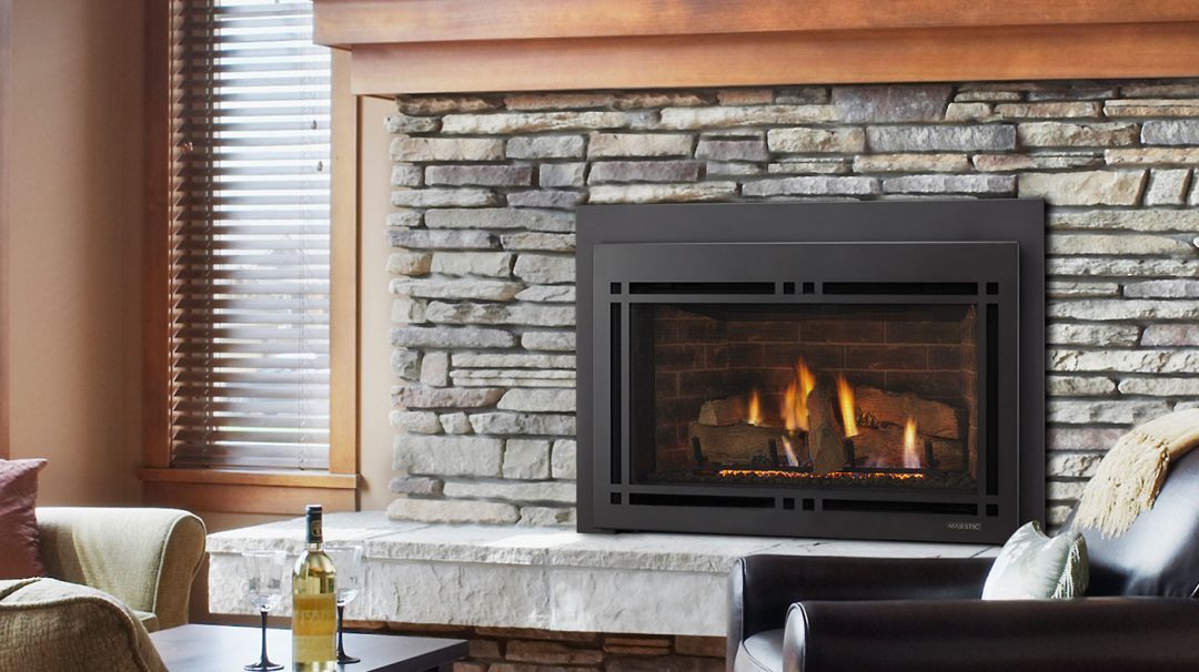 Majestic Ruby Gas Inserts Series Gas Fireplace Direct Vent Gas Fireplace