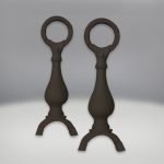 Andirons Painted Black Finish (2 Kits required if installing both sides)