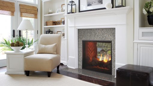 Majestic Fortress See-Through Gas Fireplace-1