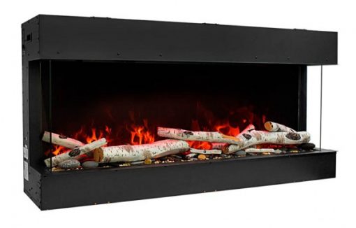Amantii 72-TRU-VIEW-SLIM – 3 Sided Electric Fireplace