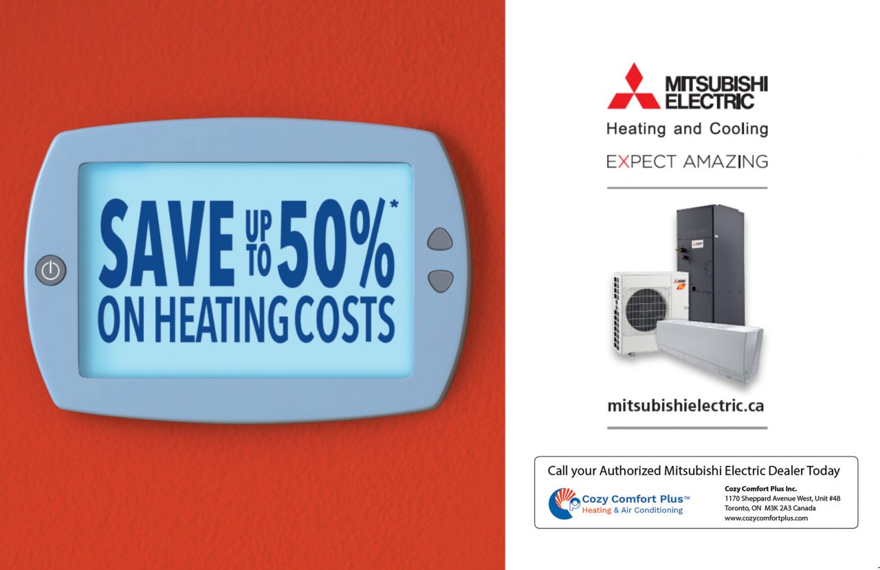 Mitsubishi Electric’s Heating & Cooling Insentive Toronto. Ontario Fall