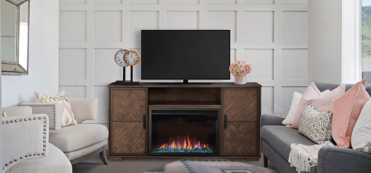 Napoleon Hayworth NEFP30-3620RLB Electric Mantel Package -1