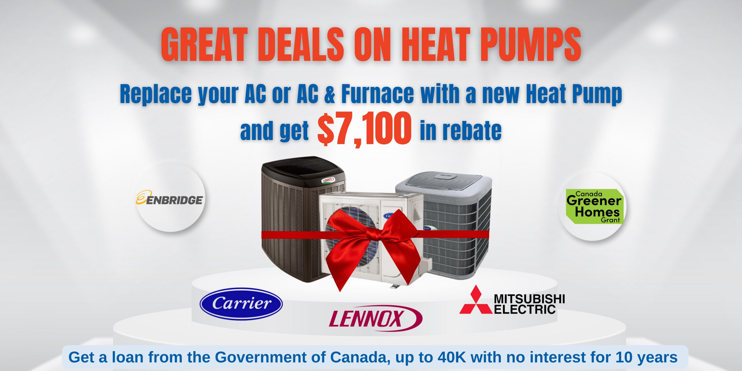 Air source heat pumps rebate