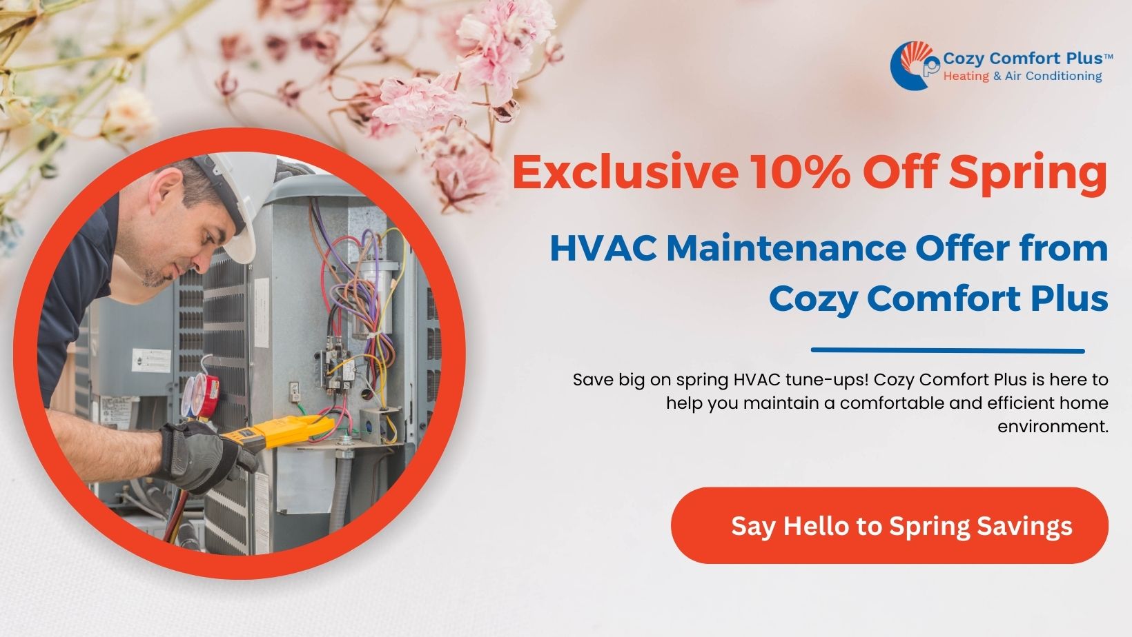 Spring HVAC Maintenance discount