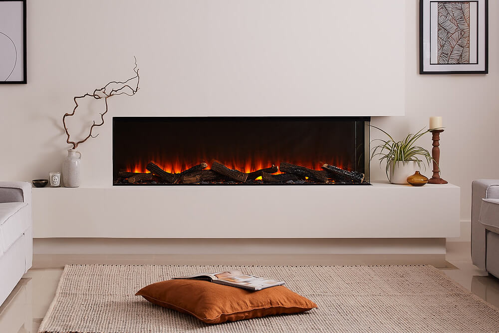 Transform Your Space with the New Forest Electric 63″ Valor Fireplace