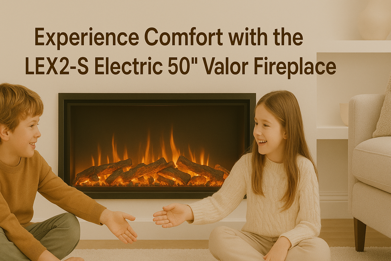 LEX3-S Electric 60″ Valor Fireplace