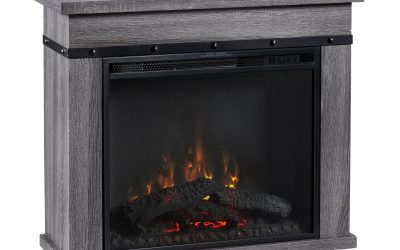Dimplex Morgan Electric Fireplace Mantel, Charcoal Oak – Cozy Comfort Plus