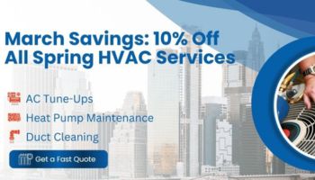 March Spring Promotion in Toronto & the GTA: 10% Off AC Tune-Ups, Heat Pump Maintenance, and Duct Cleaning