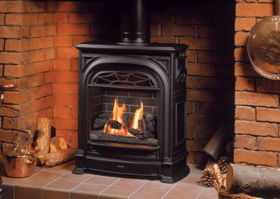 Valor Portrait President Freestanding Gas Fireplace