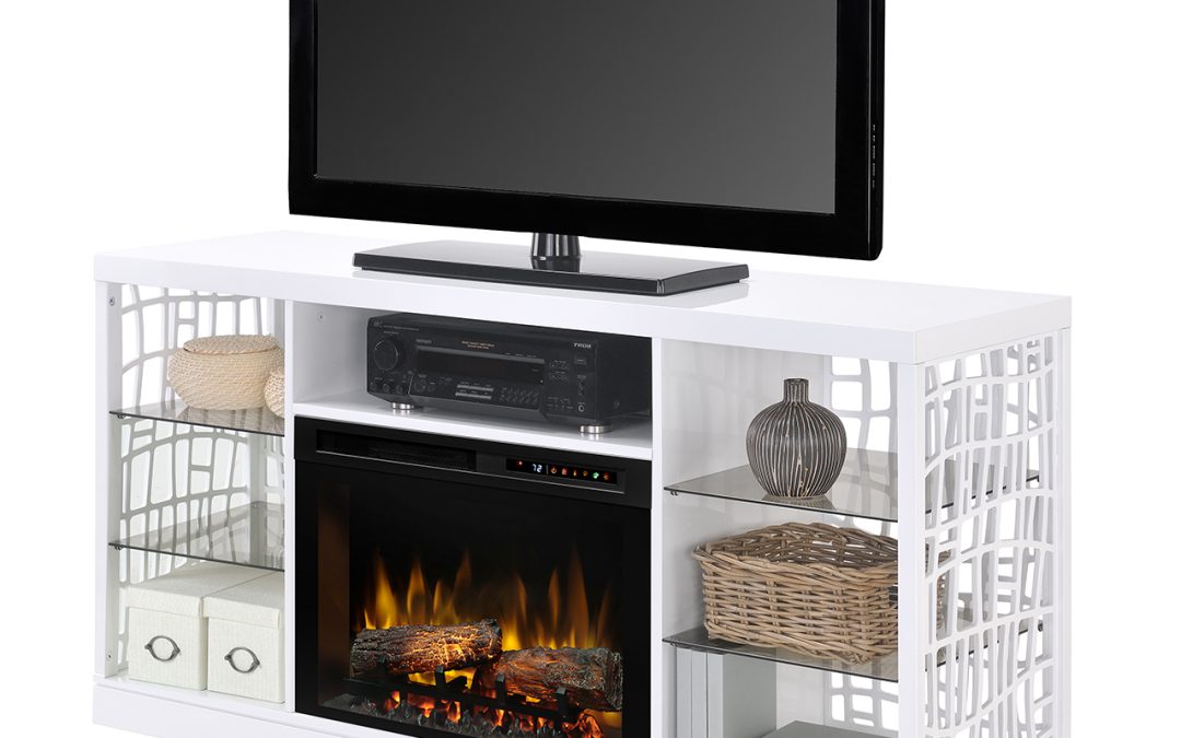 Dimplex Charlotte Media Console Electric Fireplace – Cozy Comfort Plus