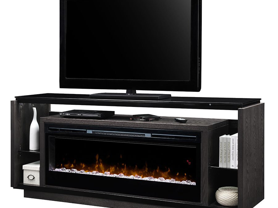 Dimplex David Media Console Electric Fireplace – Cozy Comfort Plus