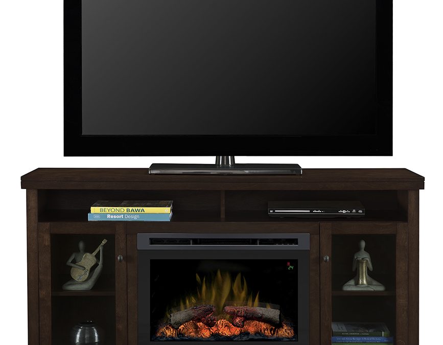 Dimplex Dupont Media Console Electric Fireplace – Cozy Comfort Plus