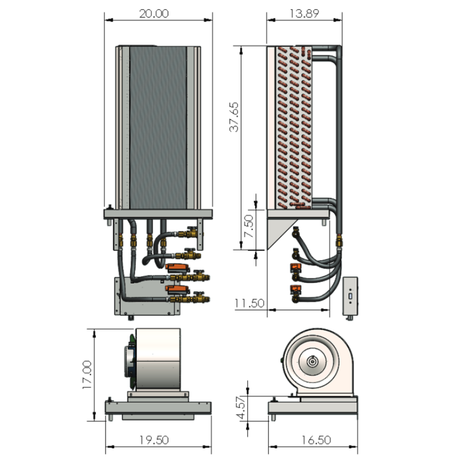 Aurum Vertical Fan Coil DDR Series - Image 2