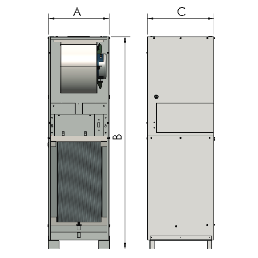 Aurum Vertical Fan Coil DTR Series - Image 2