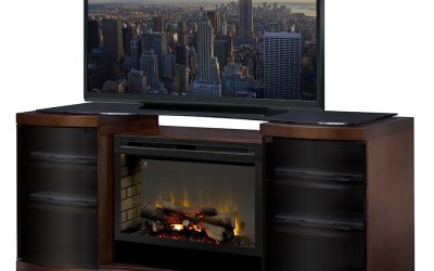 Dimplex Acton Media Console Electric Fireplace – Realogs, Walnut: Ultimate Comfort for Your Home