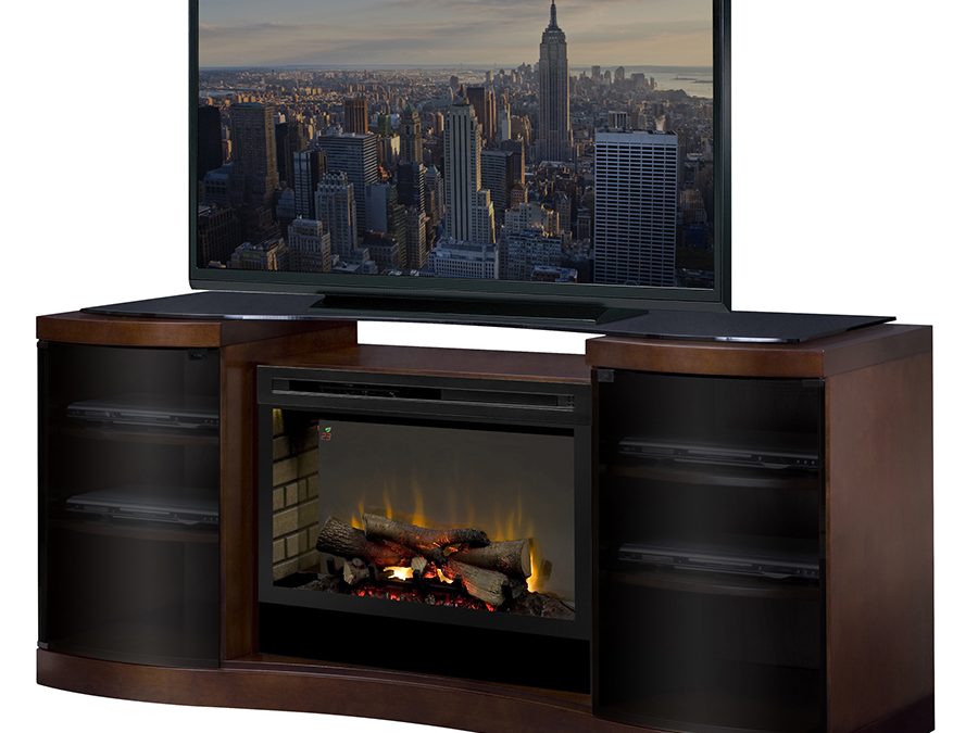 Dimplex Acton Media Console Electric Fireplace – Realogs, Walnut: Ultimate Comfort for Your Home