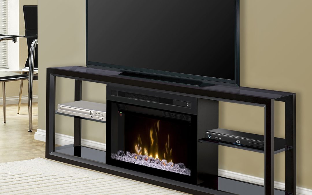 Transform Your Living Room with the Dimplex Novara Media Console Electric Fireplace