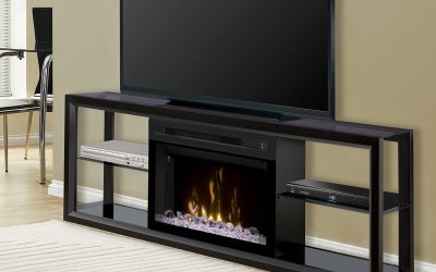 Transform Your Living Room with the Dimplex Novara Media Console Electric Fireplace