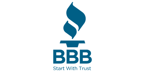 Better Business Bureau BBB Start With Trust logo.