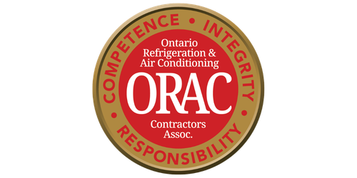Ontario Refrigeration and Air Conditioning Contractors Association ORAC logo.
